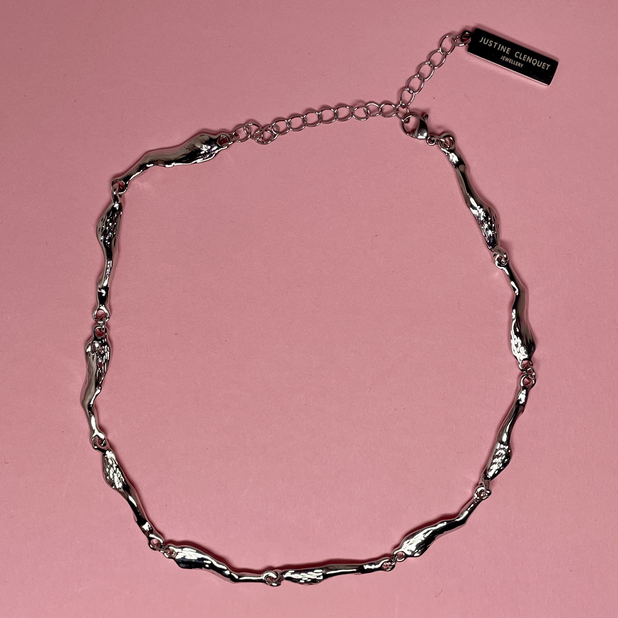 Silver Wave Necklace