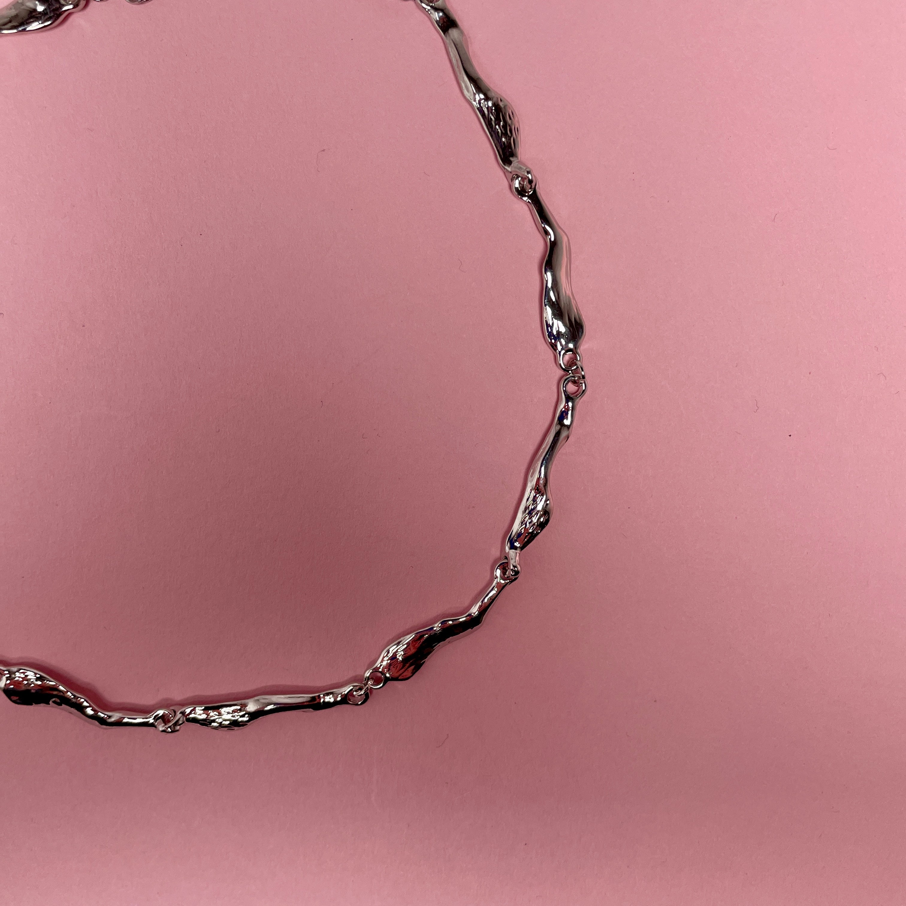 Silver Wave Necklace