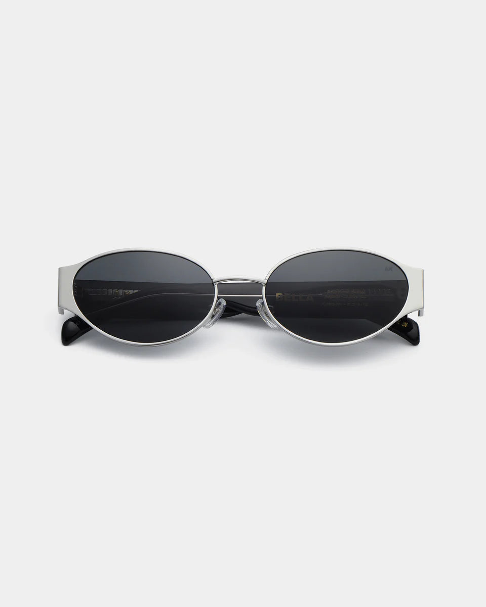 Bella Sunglasses - Silver/Black