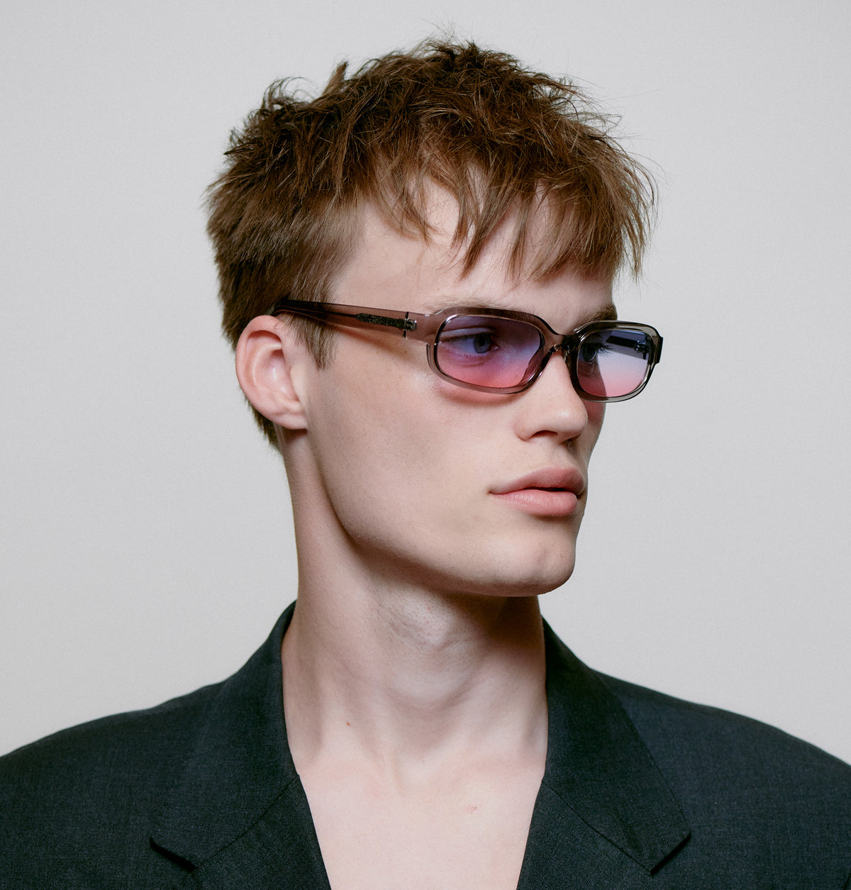Will Sunglasses - Grey Transparent — billede 4 af 4