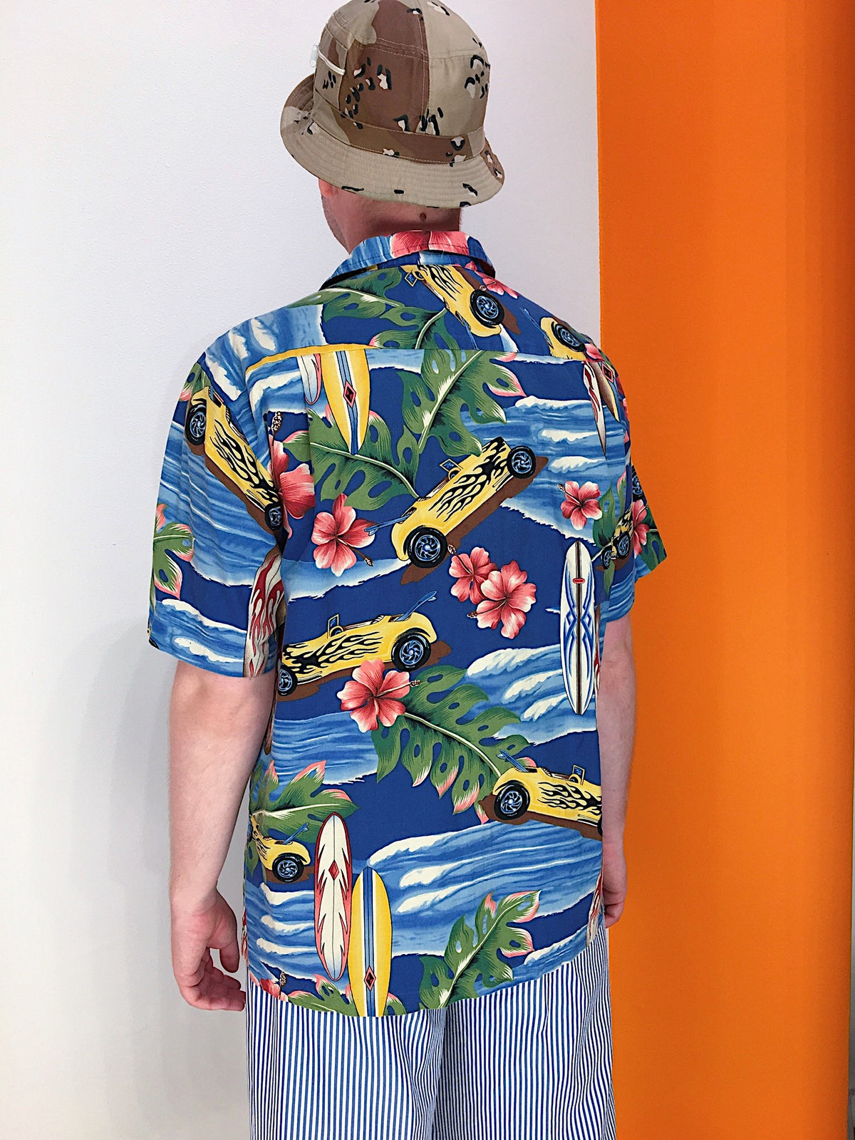 Blå Hawaiiskjorte