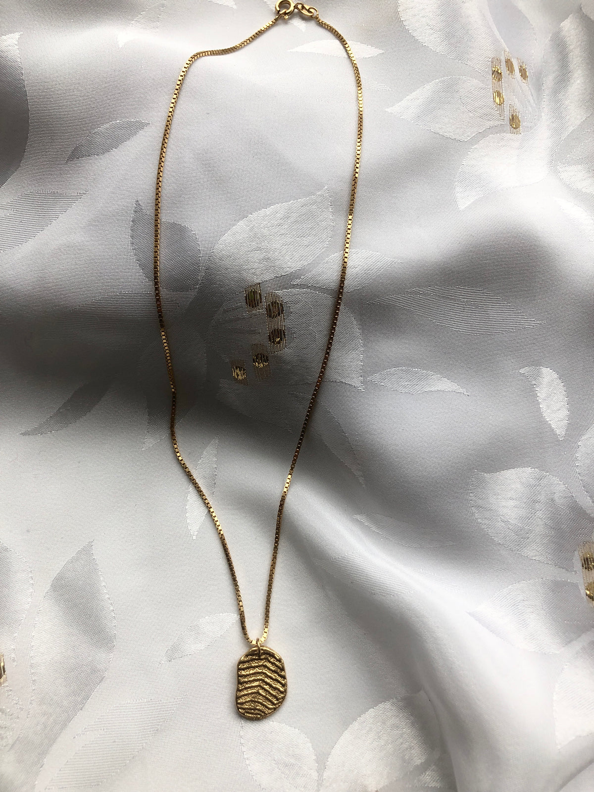 Bean Necklace - Forgyldt — billede 3 af 5