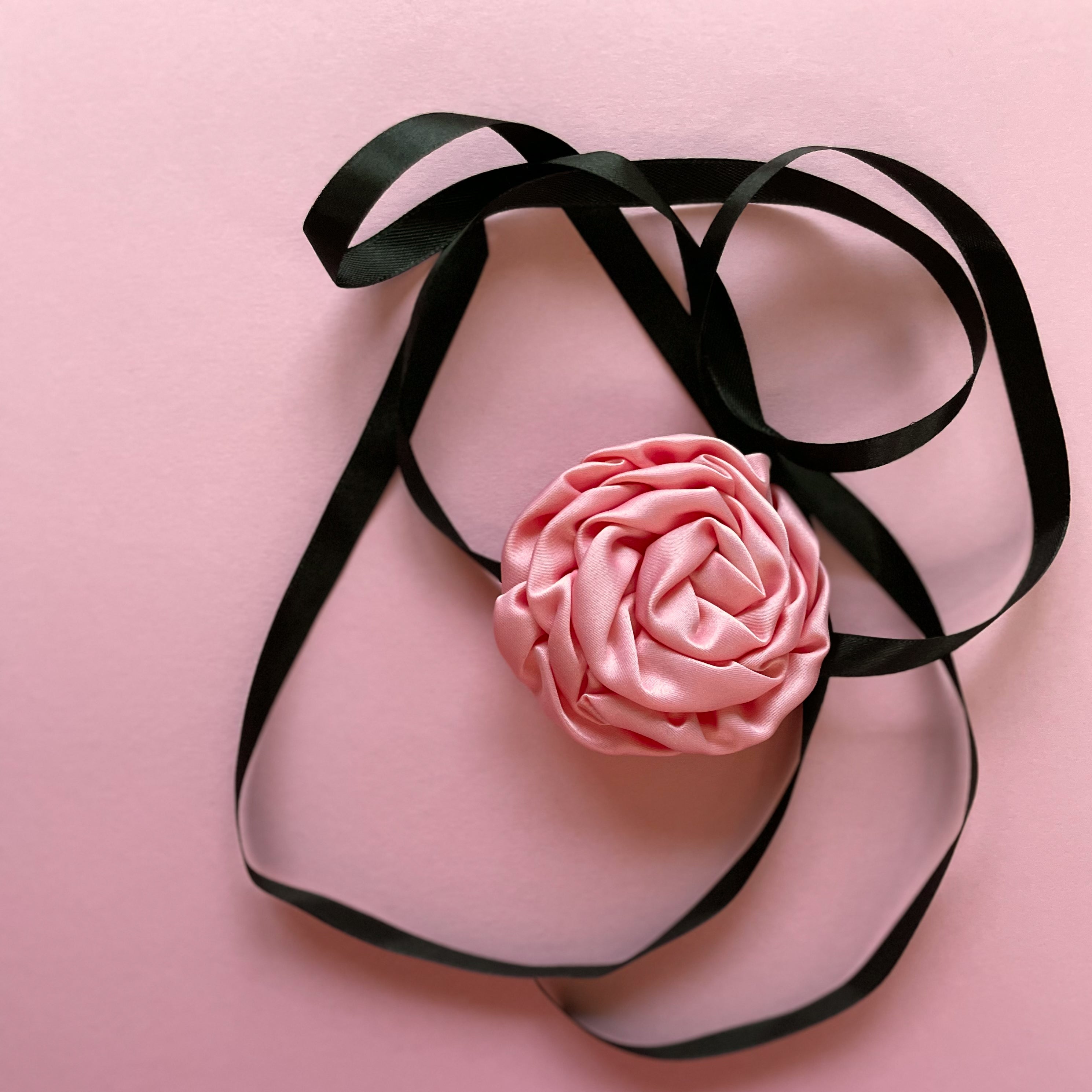 Multiflower - Satin Rosette - 8 cm - Pink