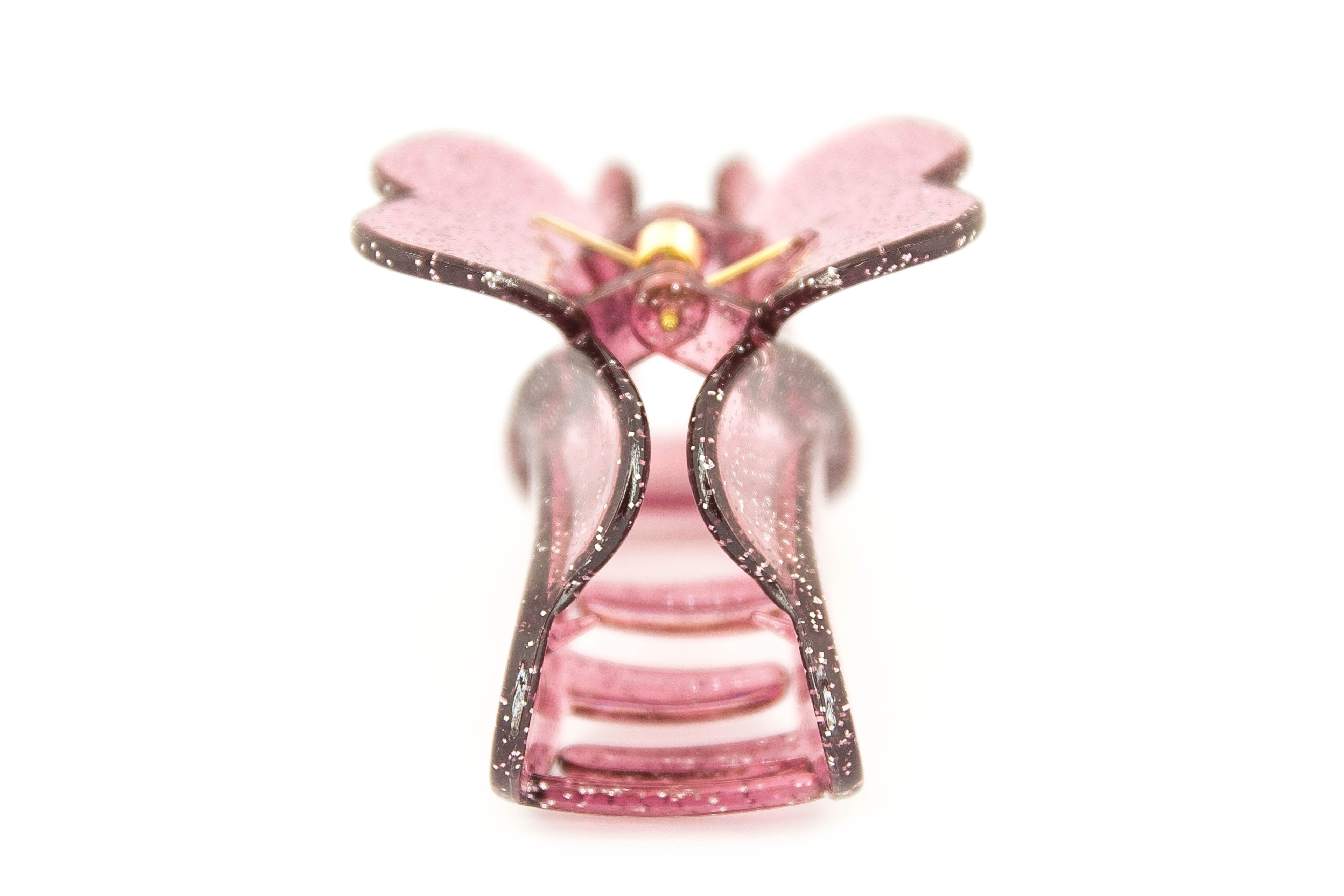 Twist Hairclip - Bordeaux Glitter