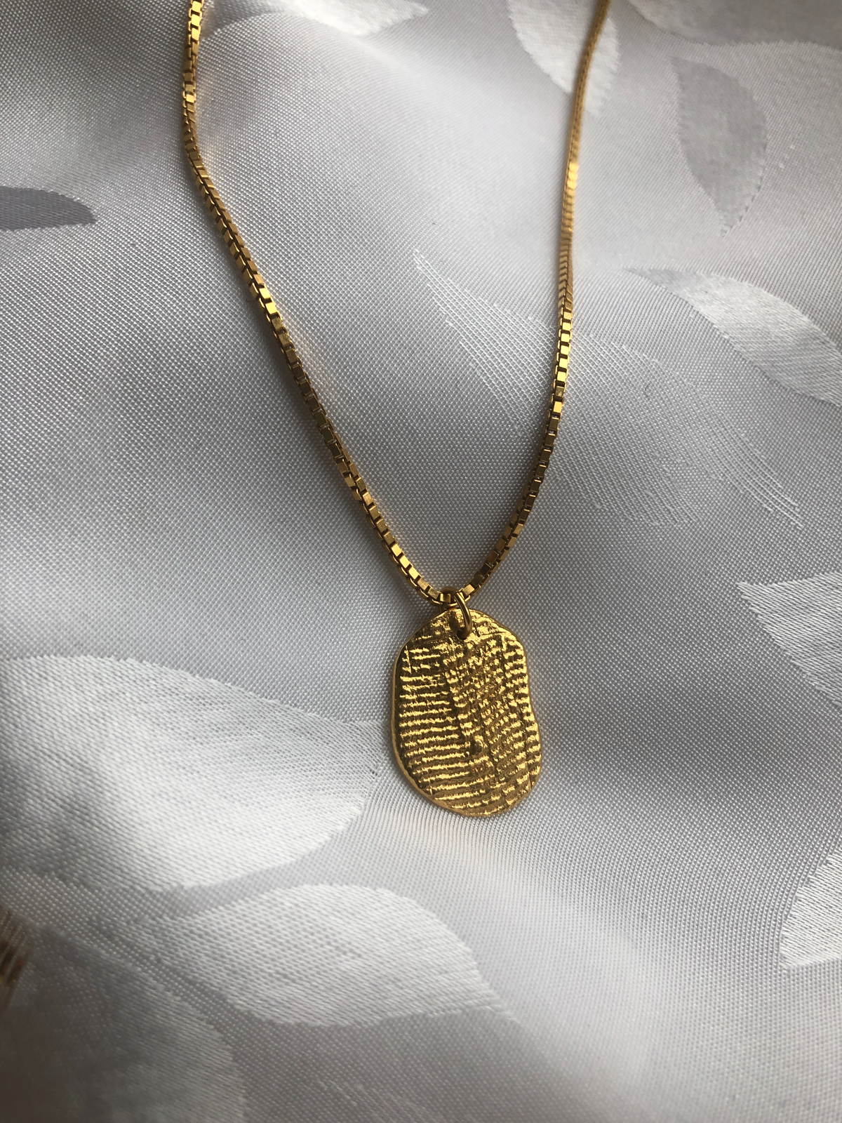 Bean Necklace - Forgyldt — billede 4 af 5