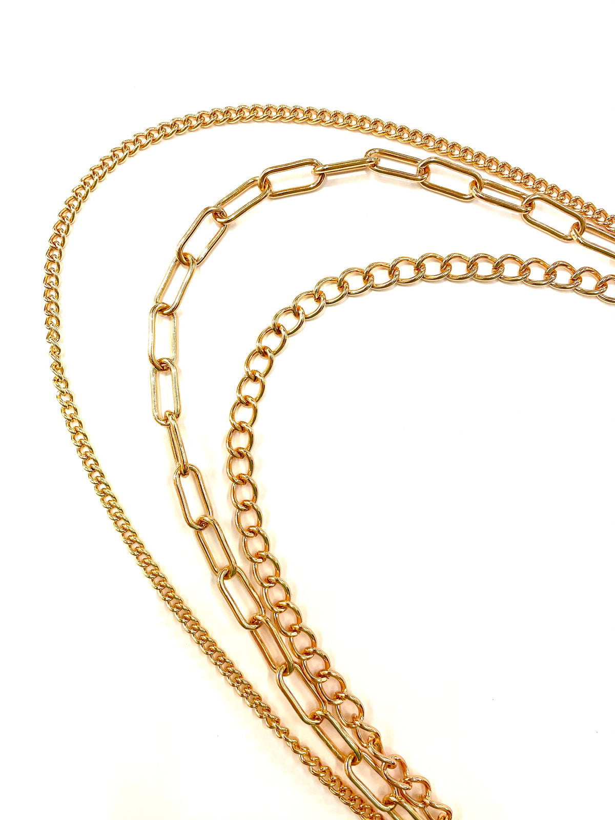 Tulip Triple Chain - Gold — billede 2 af 2