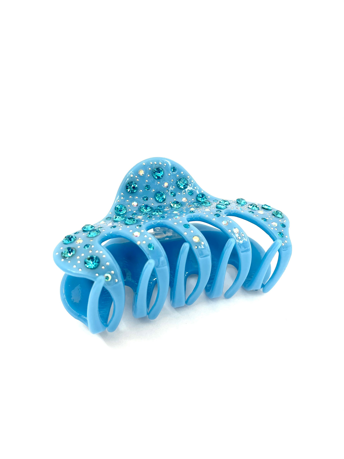 Rhinestone Hairclip - Ocean Blue — billede 2 af 2