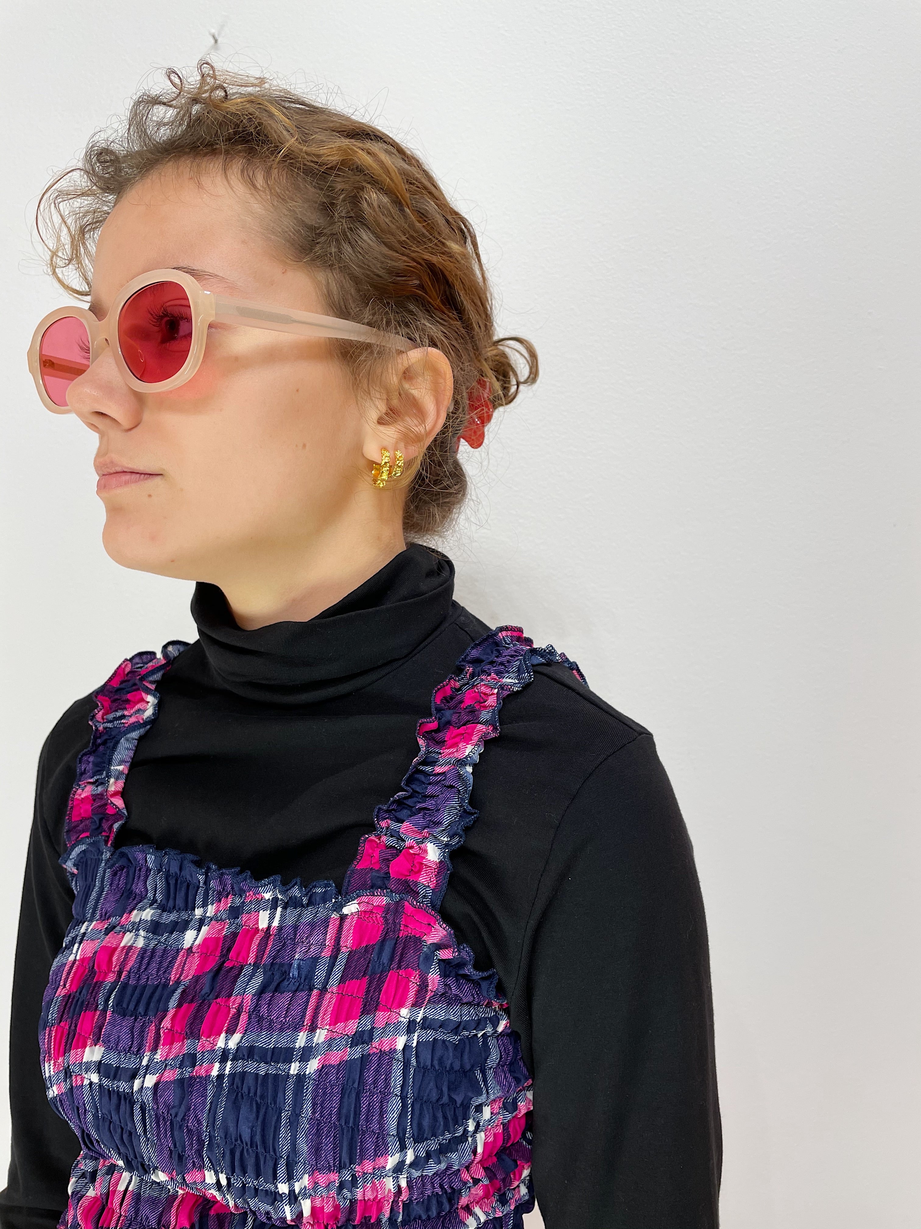 Smock Top - Pink / Lilla