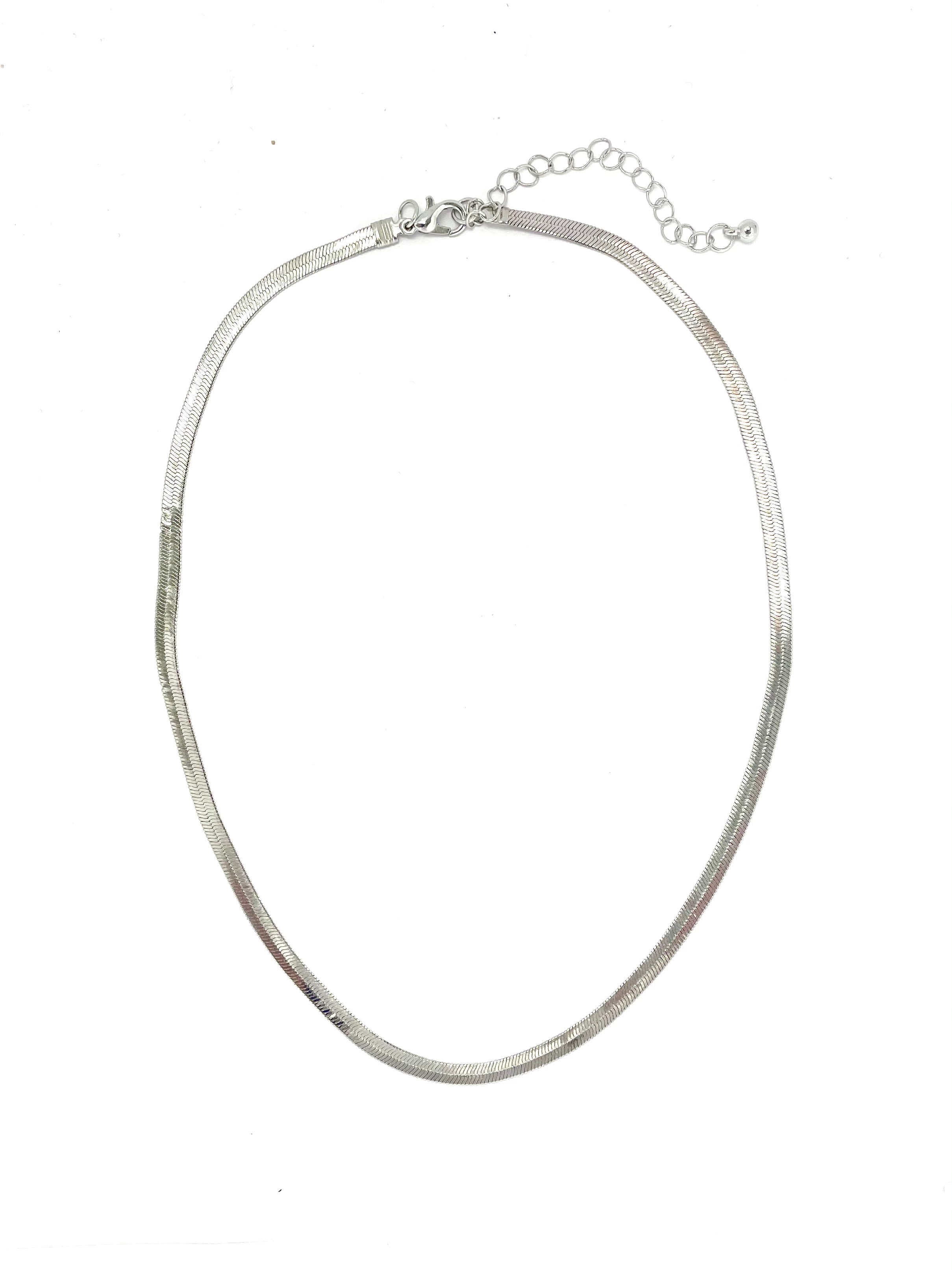 Orchid Necklace - Silver