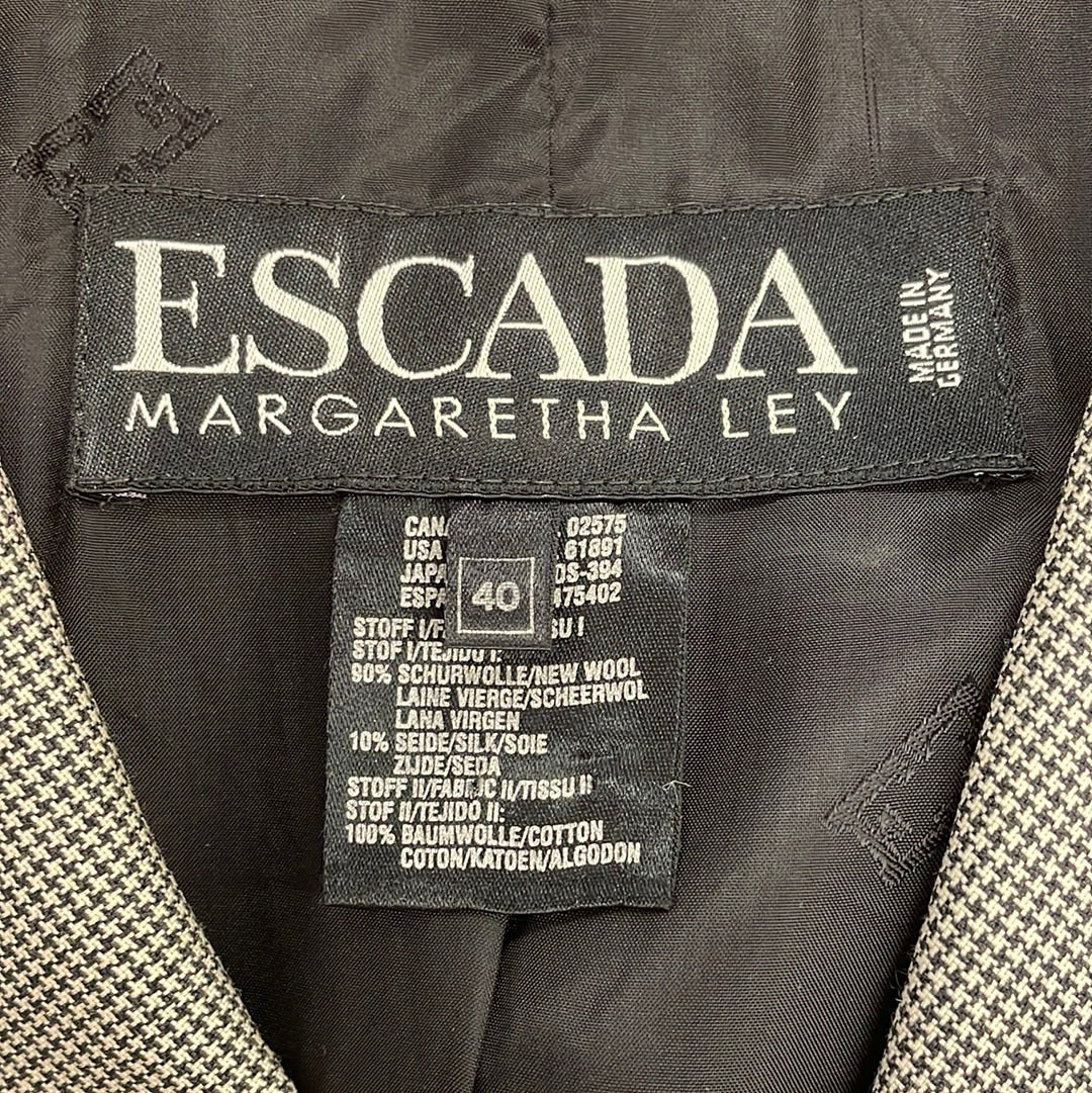 Houndstooth Escada Blazer