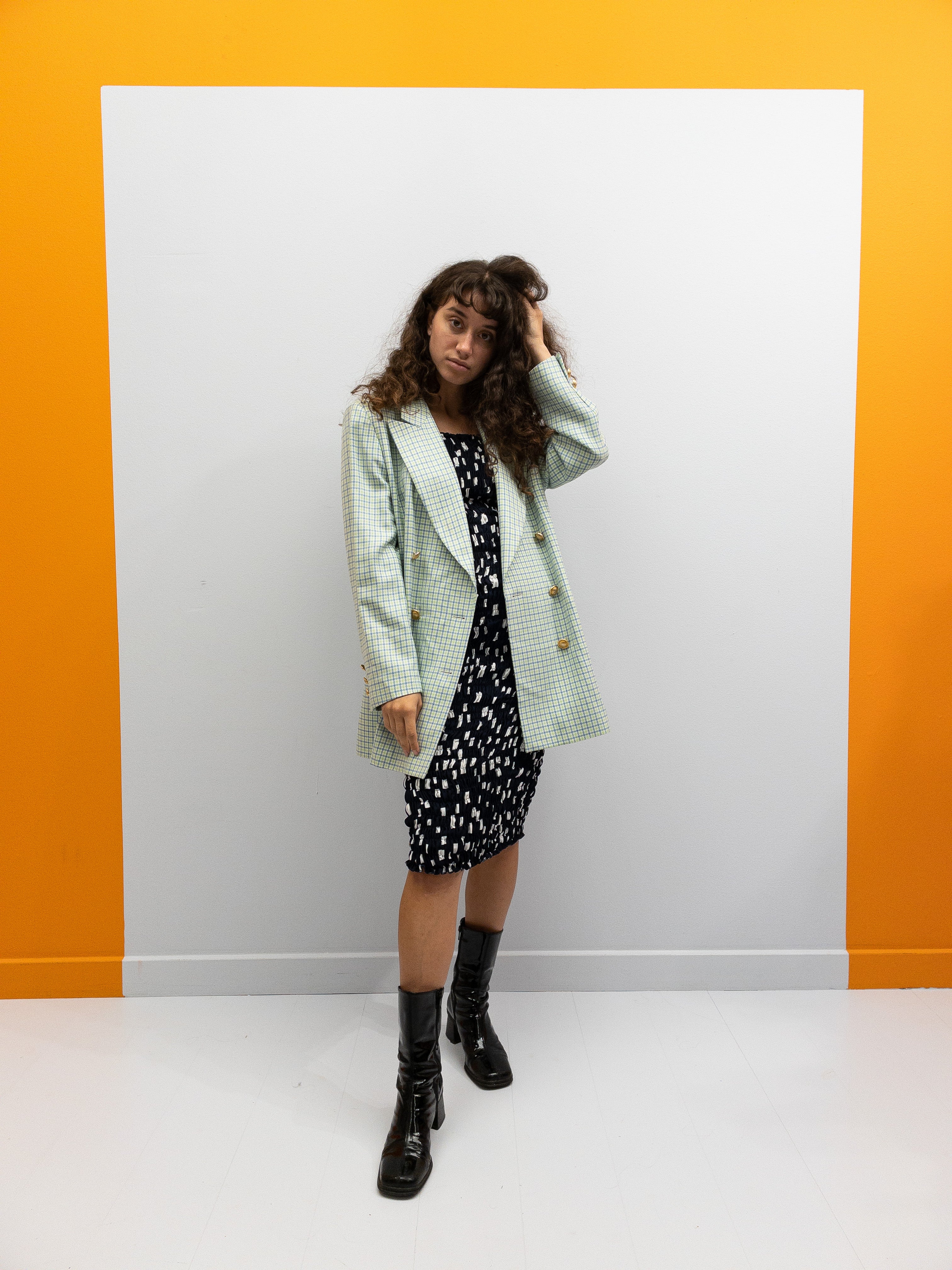 Smock Pencil Dress - Hvide Tern