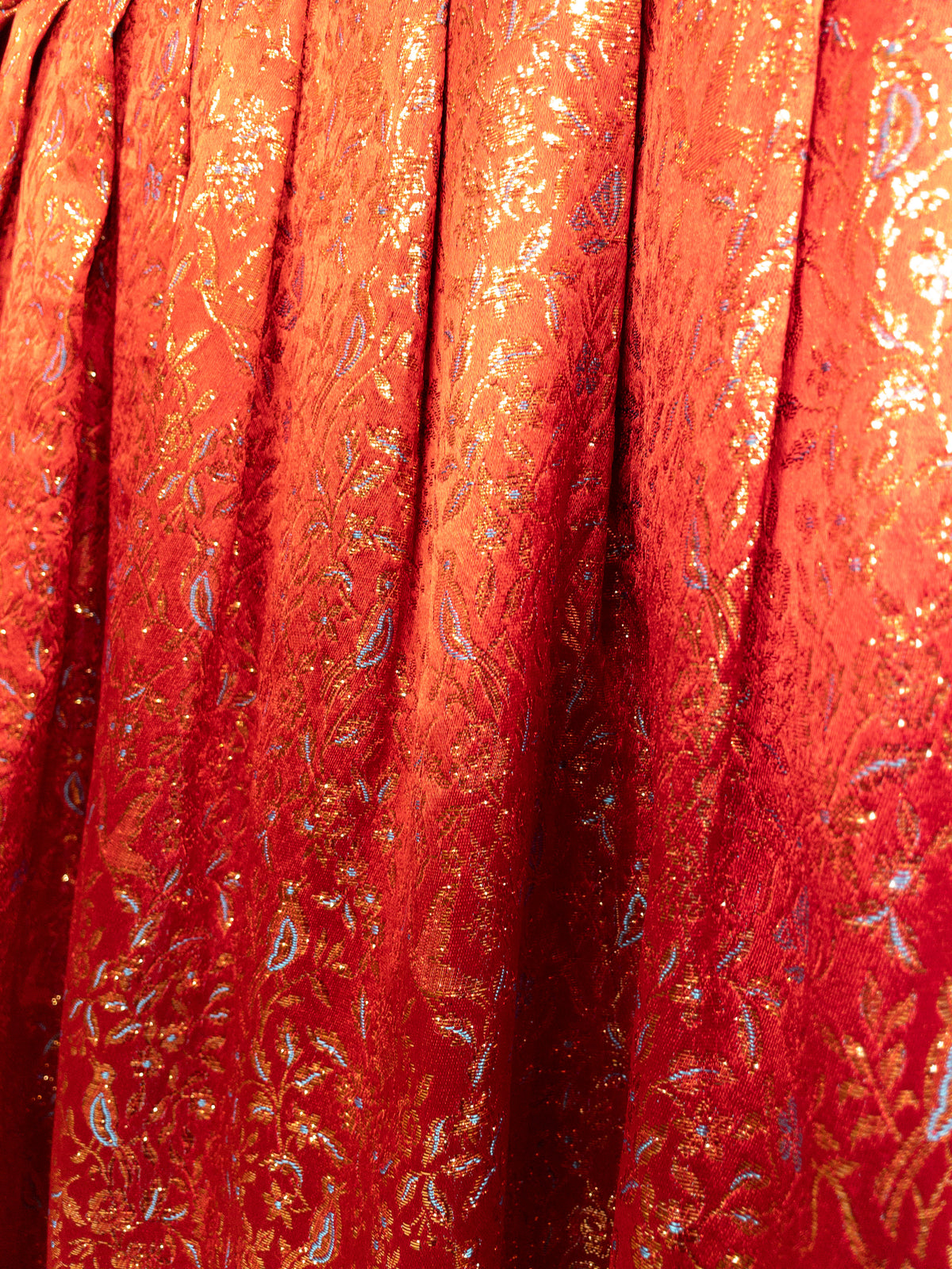 Rød Secondhand Glimmer Nederdel