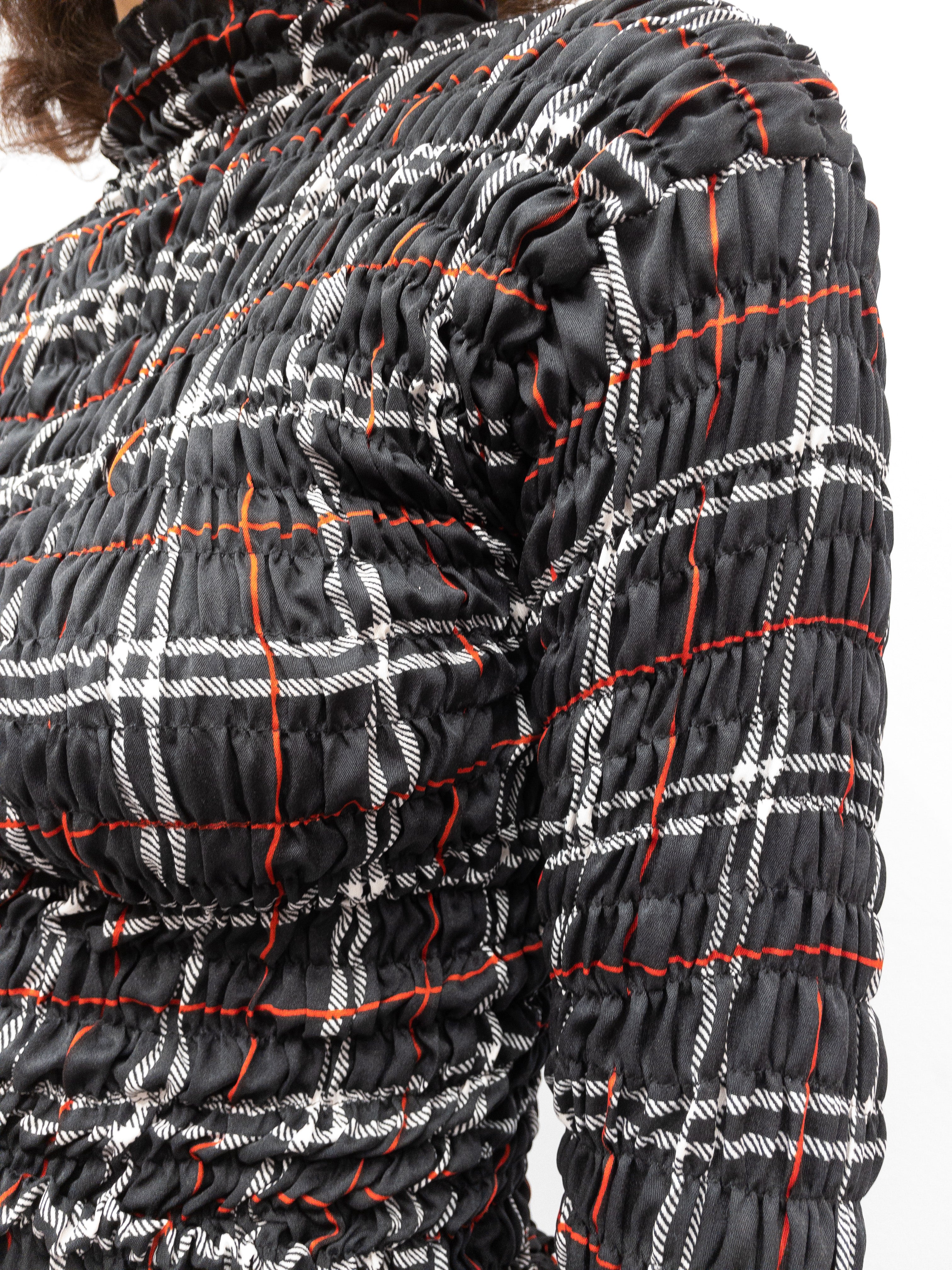 Smock Top Sorte Tern - Long Sleeve