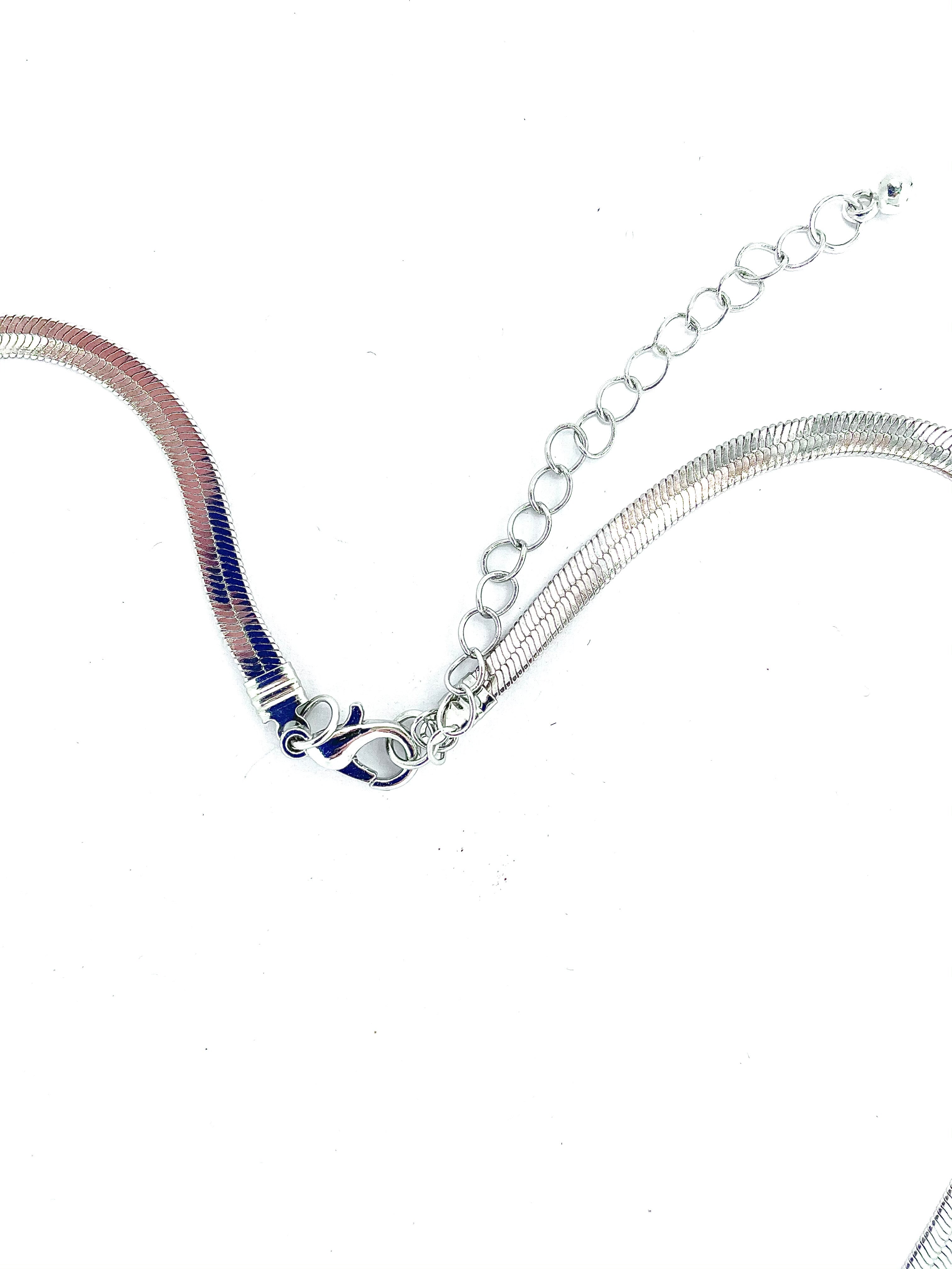 Orchid Necklace - Silver