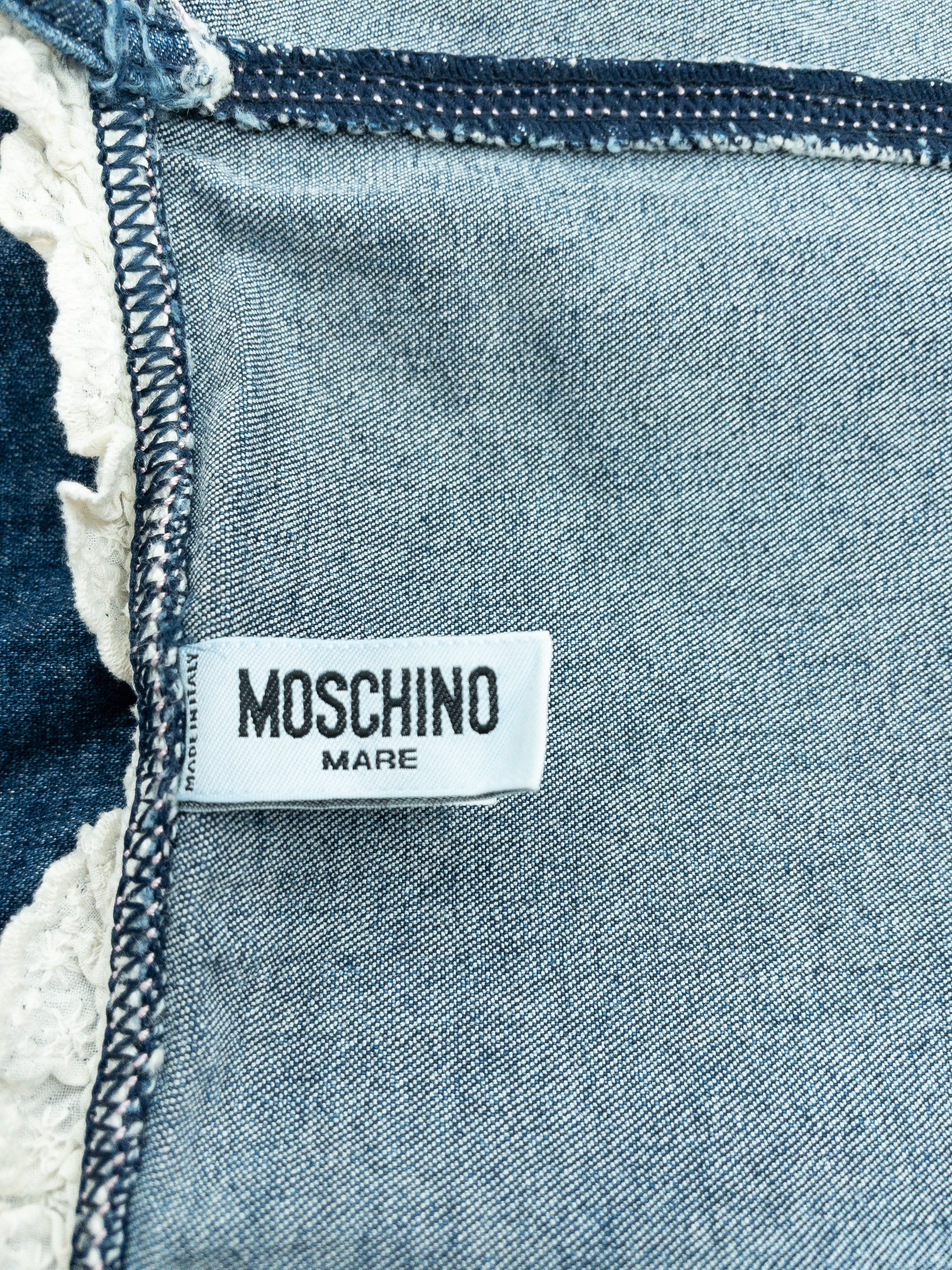 Vintage MOSCHINO Denimkjole