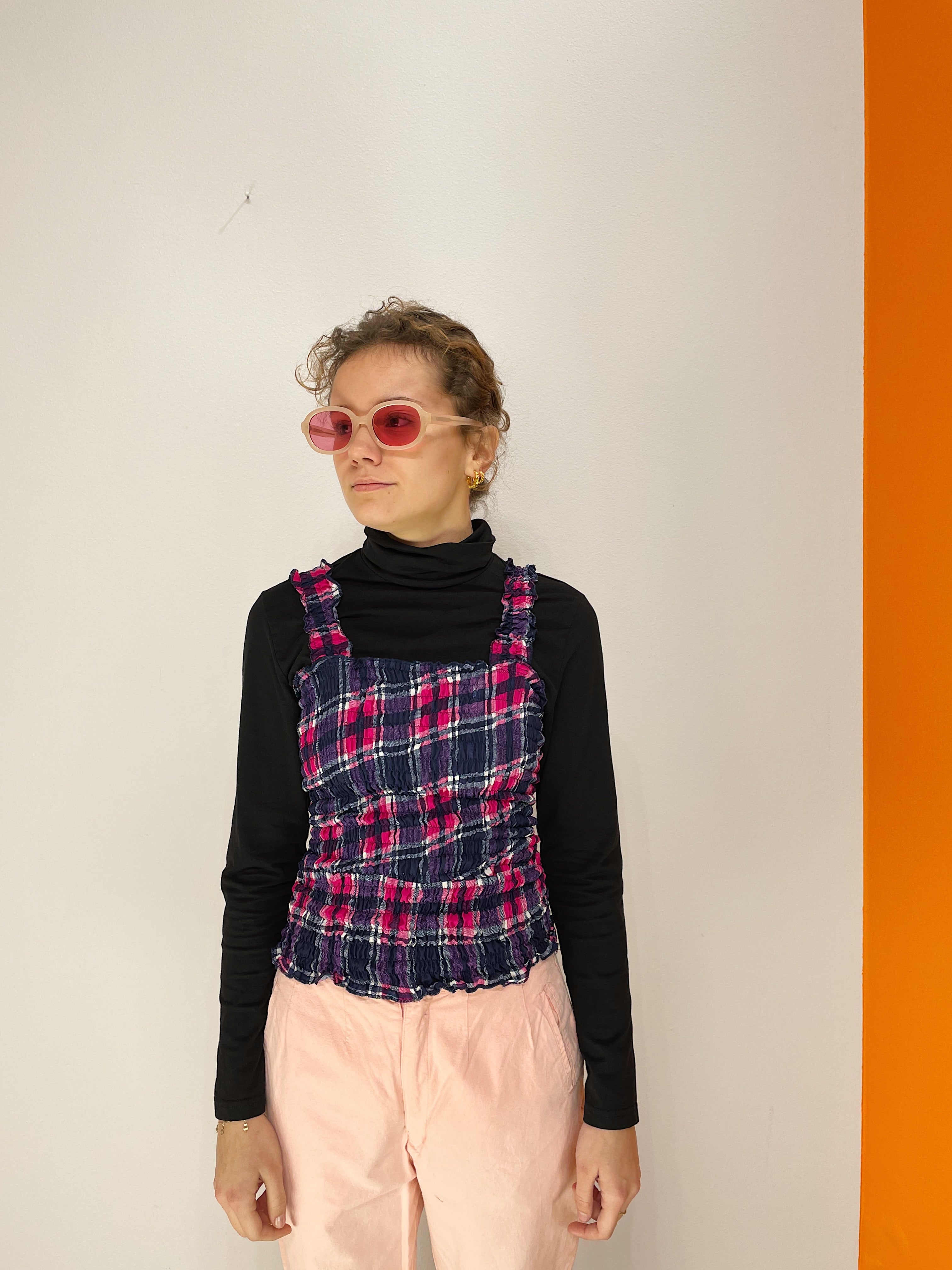 Smock Top - Pink / Lilla