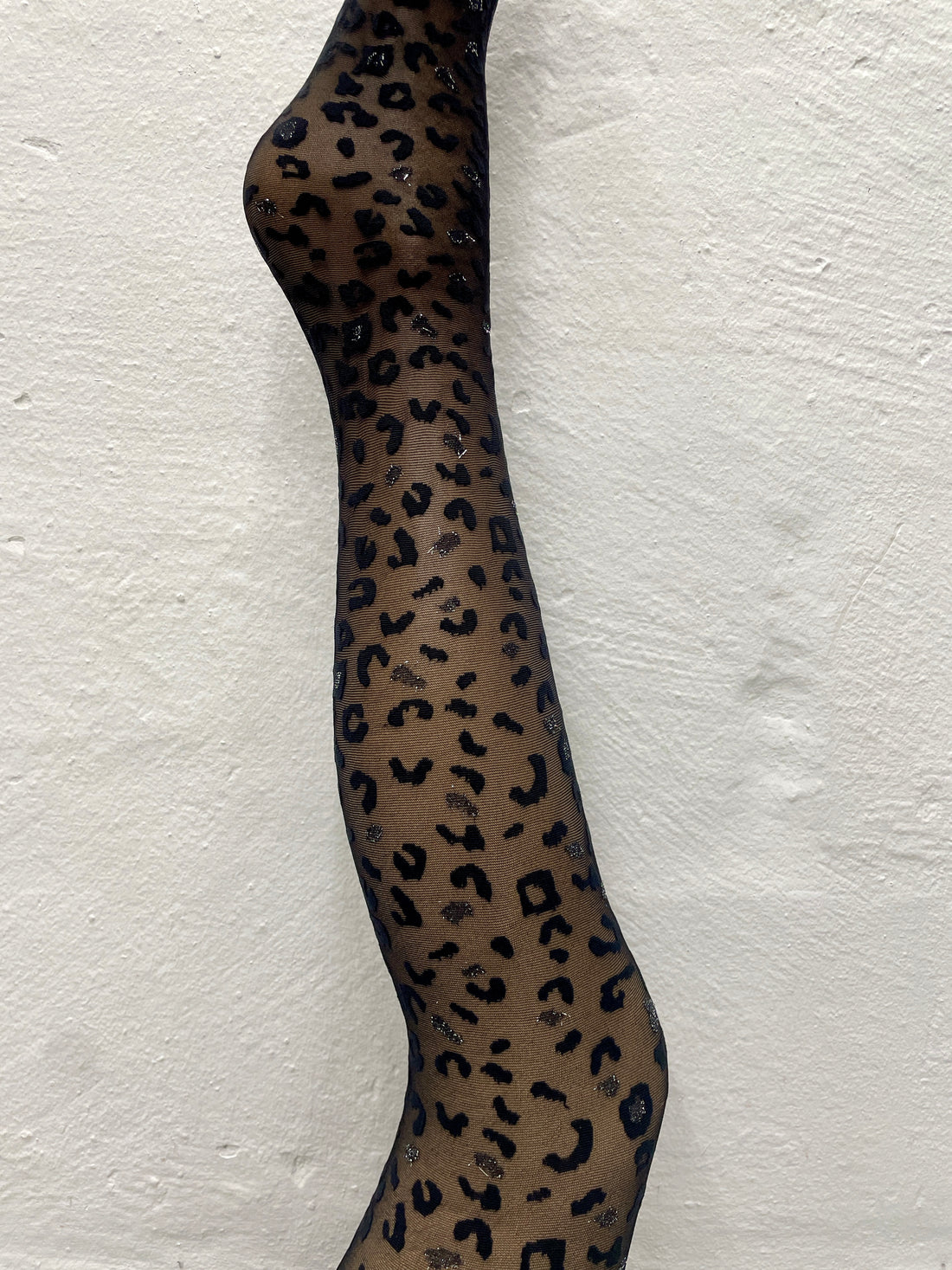 PM Sheer Leopard Glitter Tights