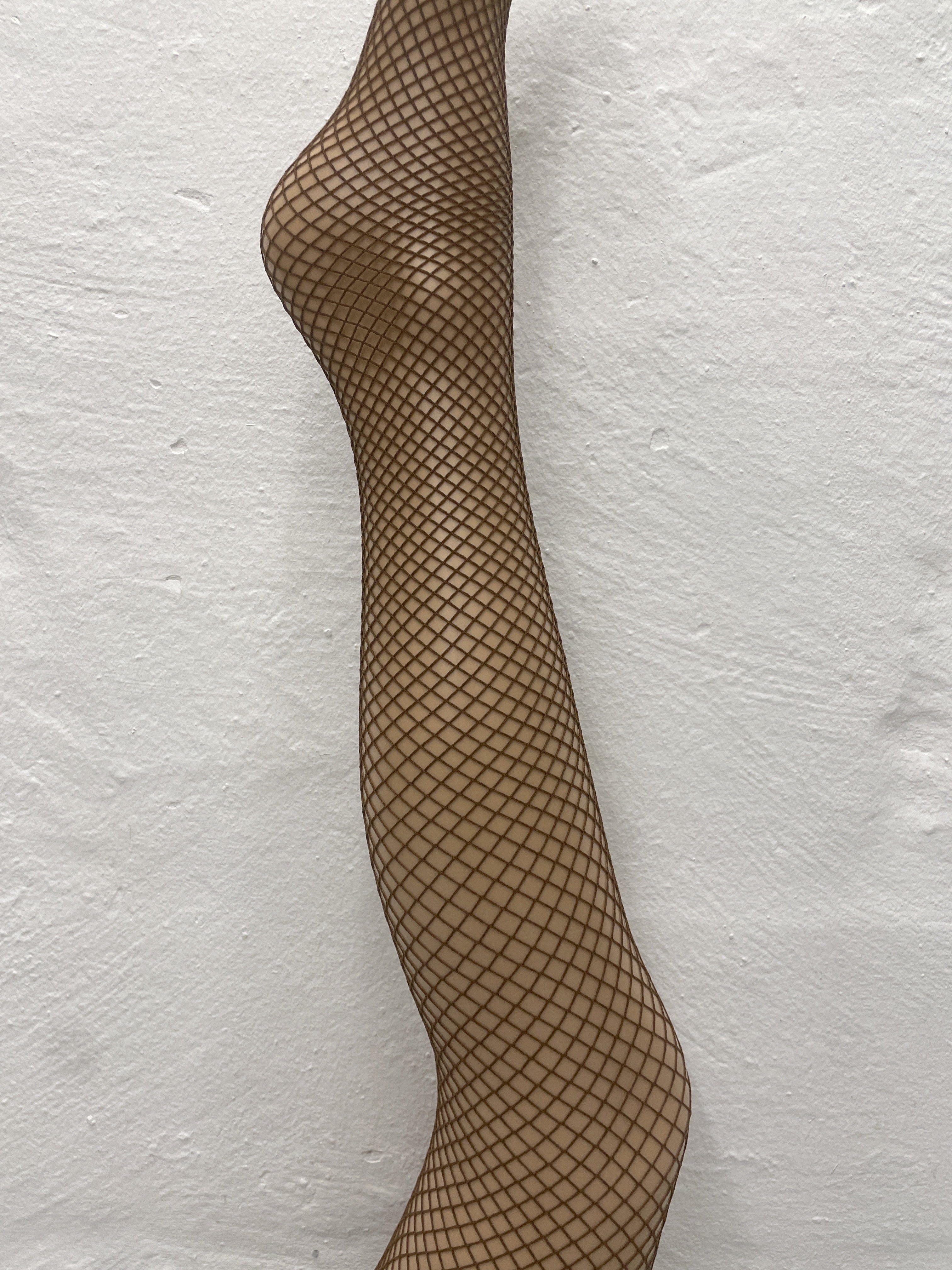 Fishnet Tights - Small Net Brown