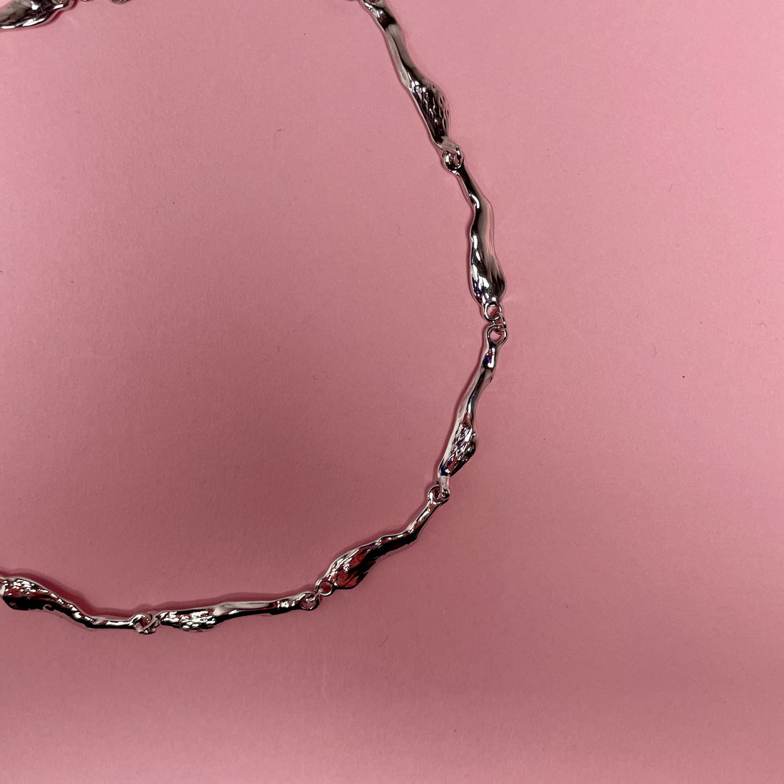 Silver Wave Necklace