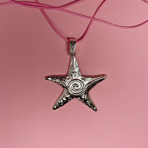 Silver Starfish Pendant