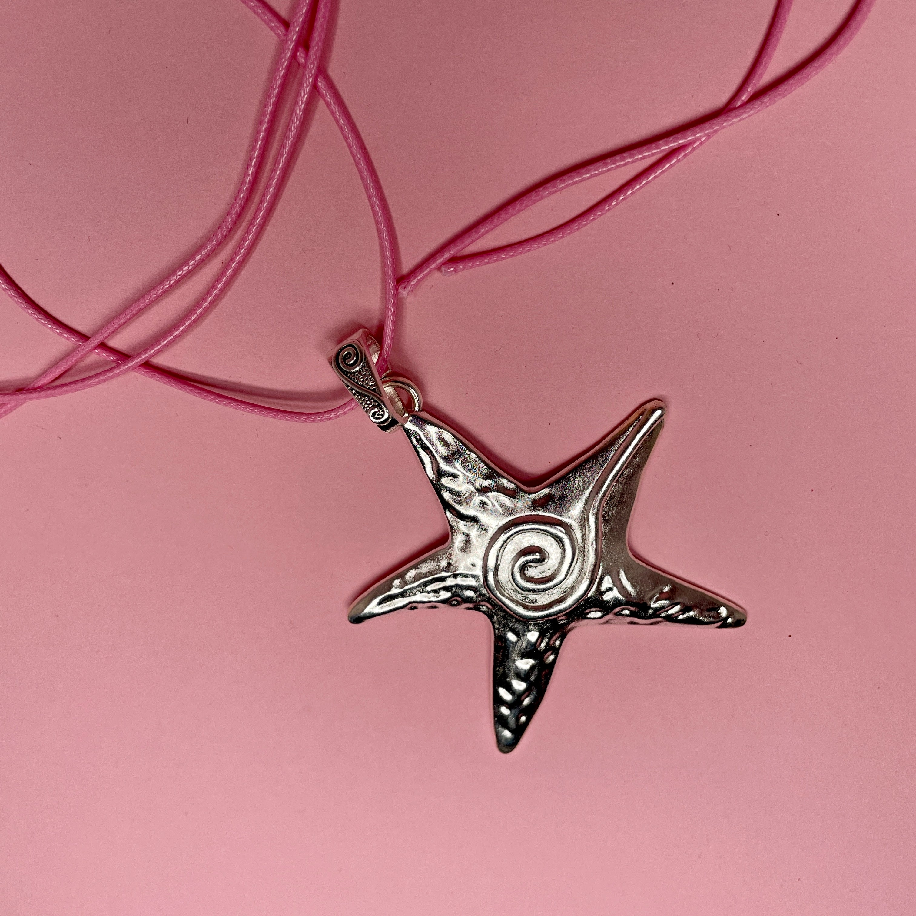 Silver Starfish Pendant