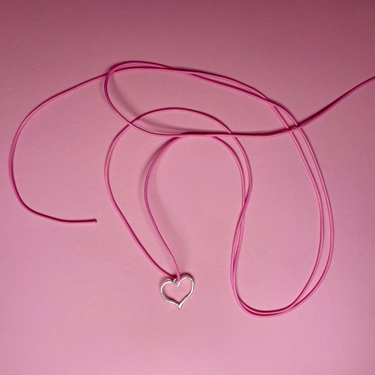 Small Doodle Heart Pendant