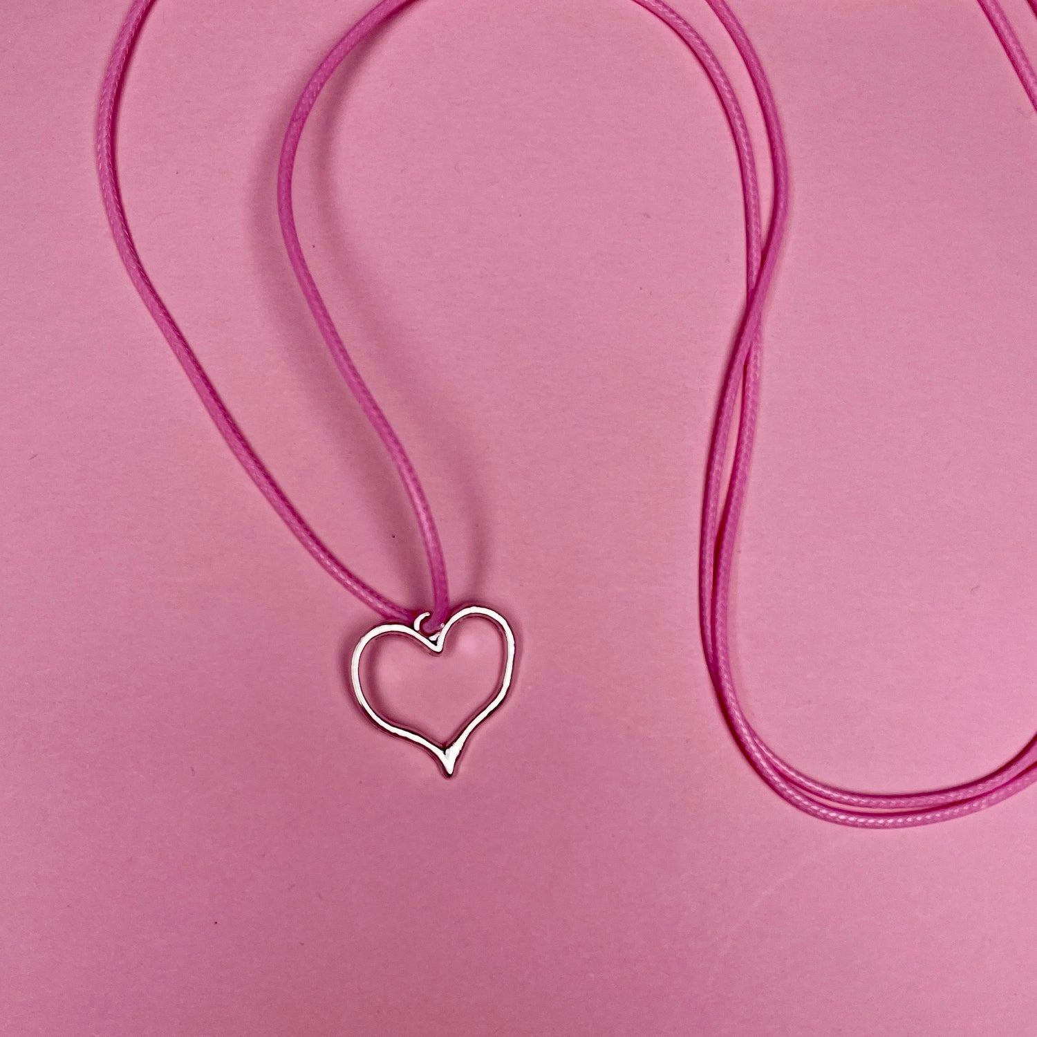 Small Doodle Heart Pendant