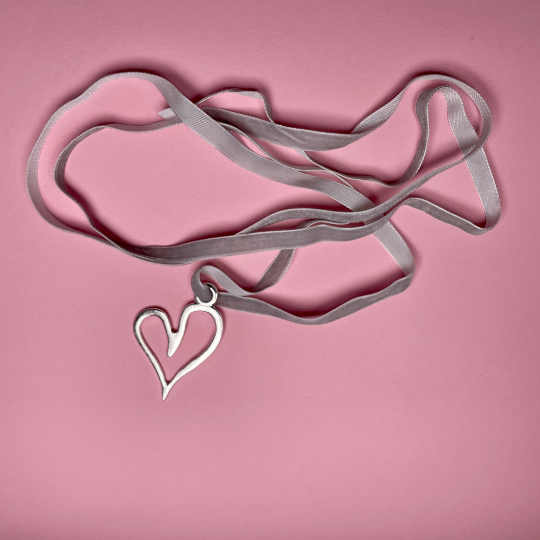 Doodle Heart Pendant XL