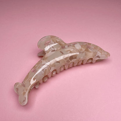 Dolphin Claw - White