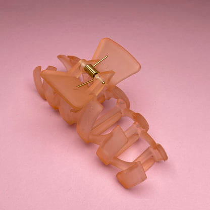 Geometric Claw - Peach