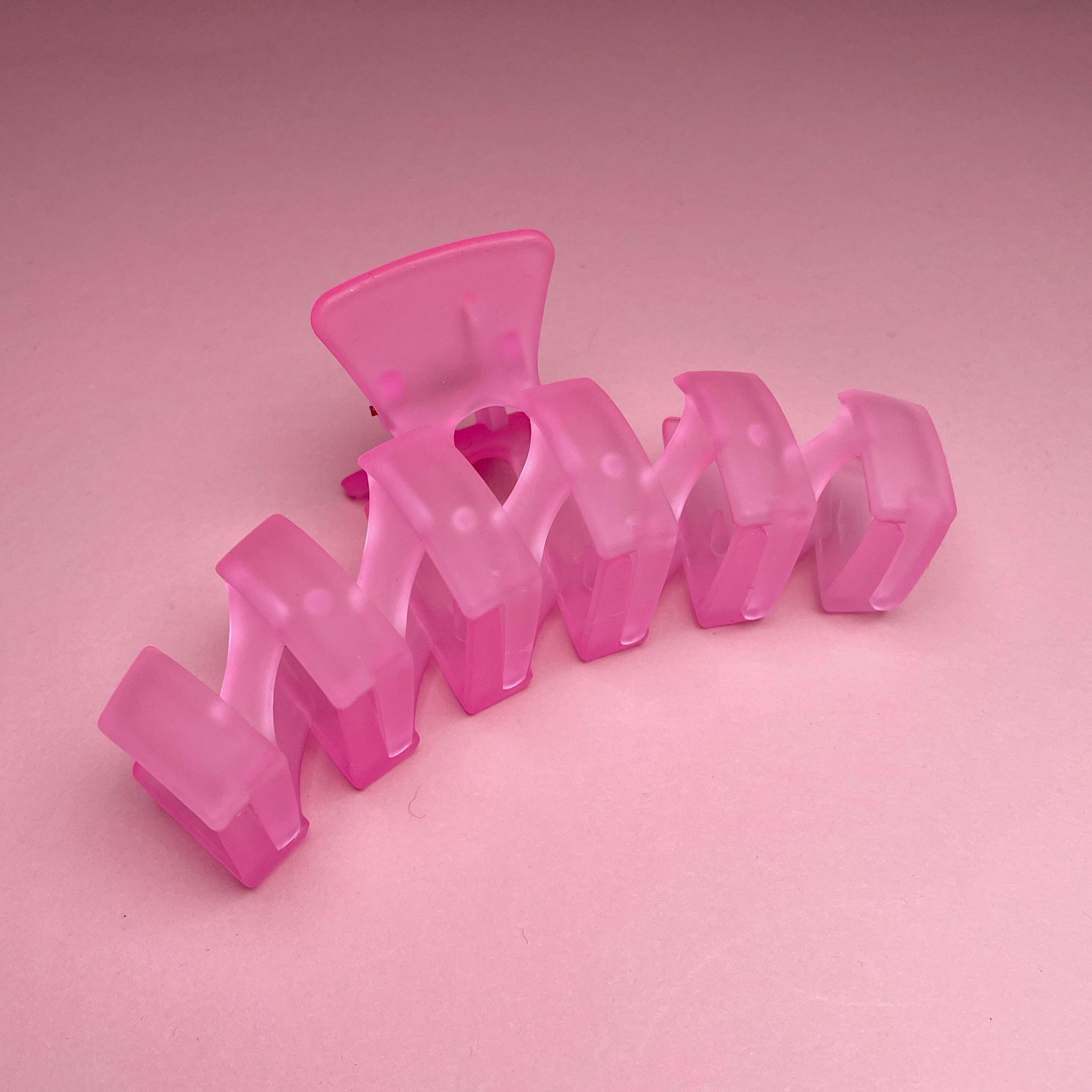 Geometric Claw - Pink