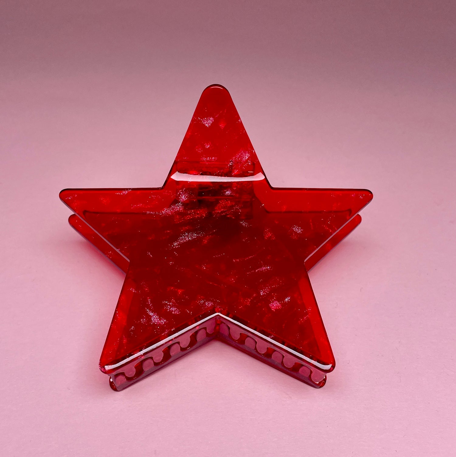 Star Hairclip - Red
