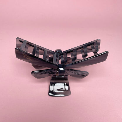 Dragonfly Hair Clip - Grey