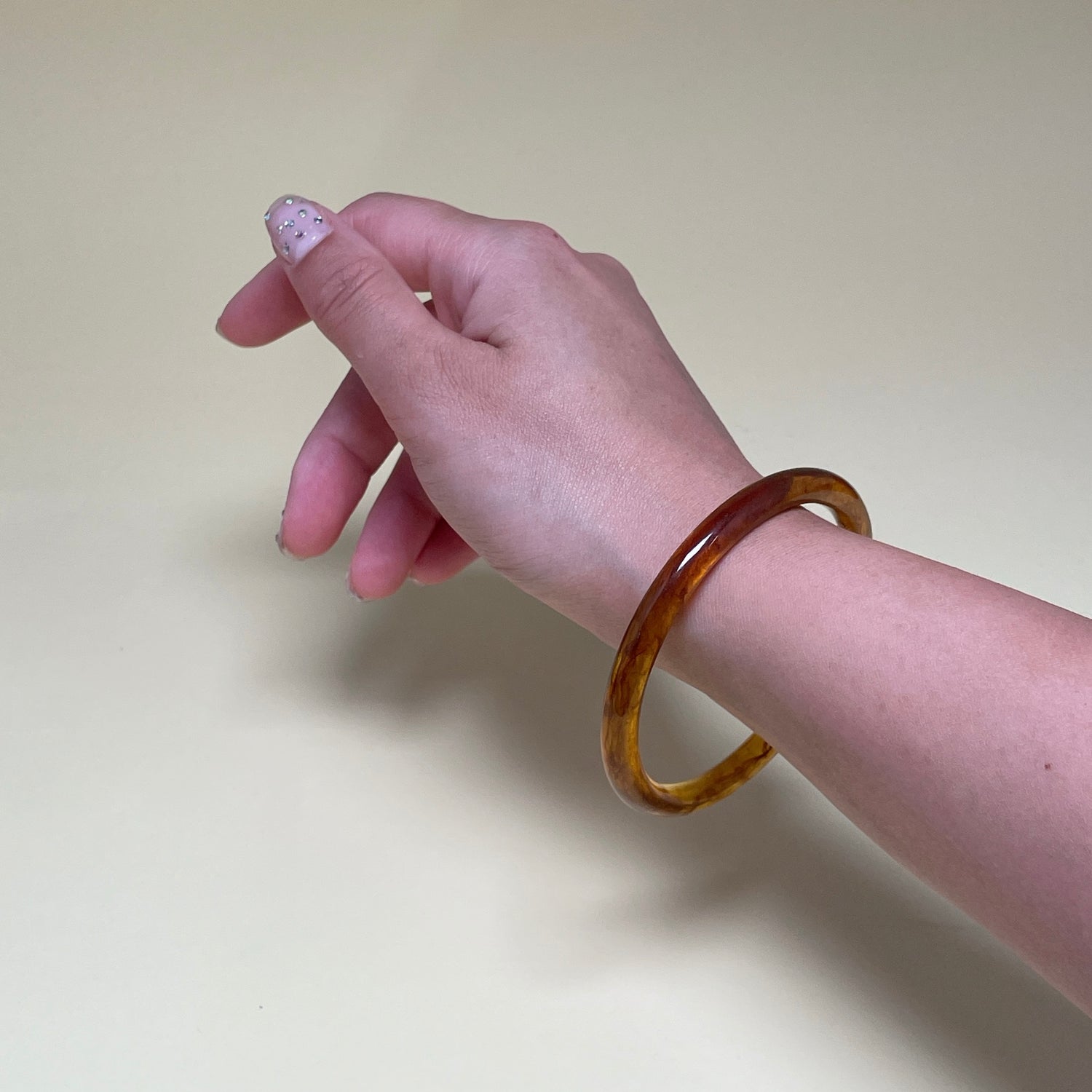 Aura Bangle - Light Tortoise