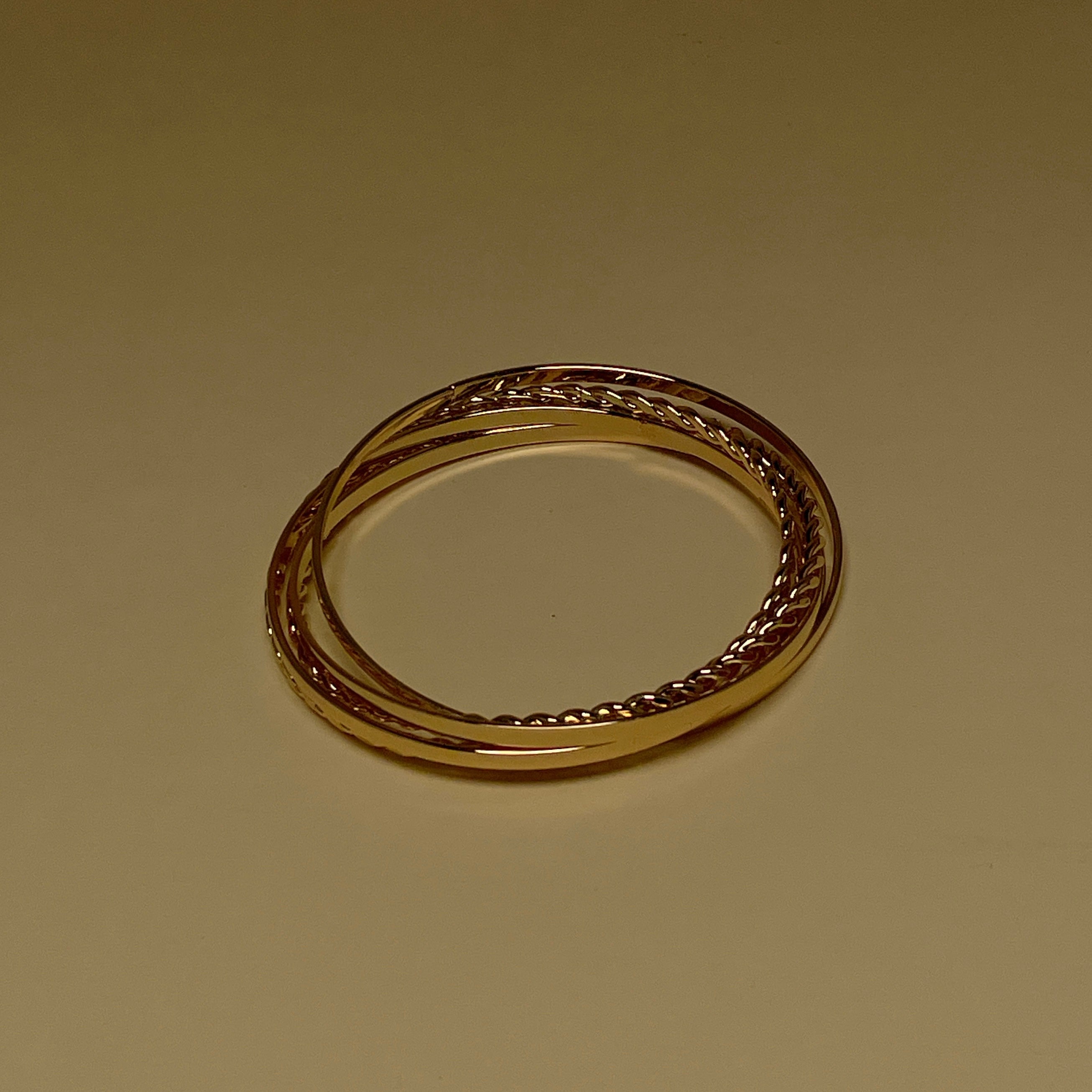 Five Loop Bangle - Gold
