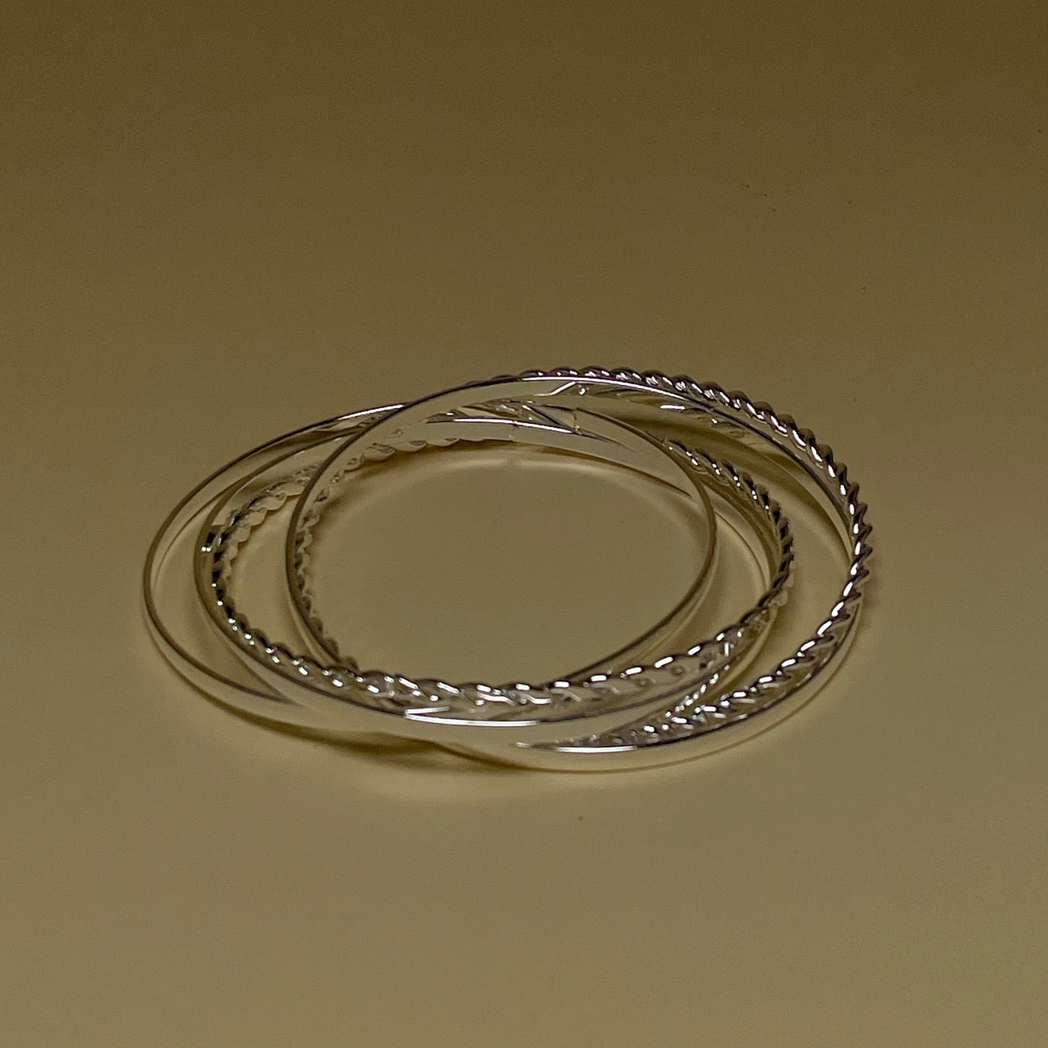 Five Loop Bangle - Silver