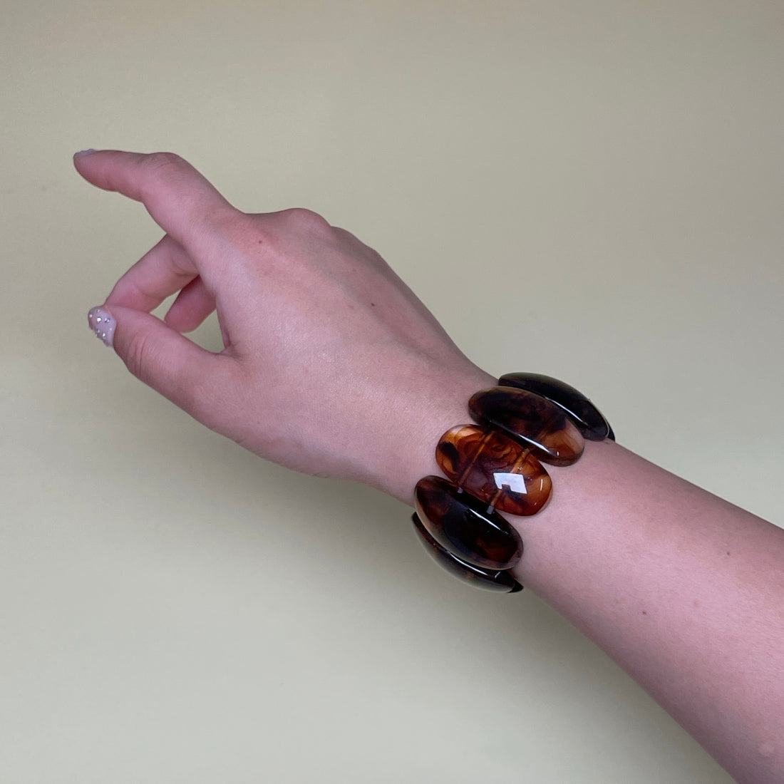Bubble bead Bracelet - Tortoise