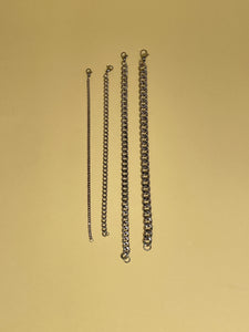 Link Bracelet - Silver - 3mm