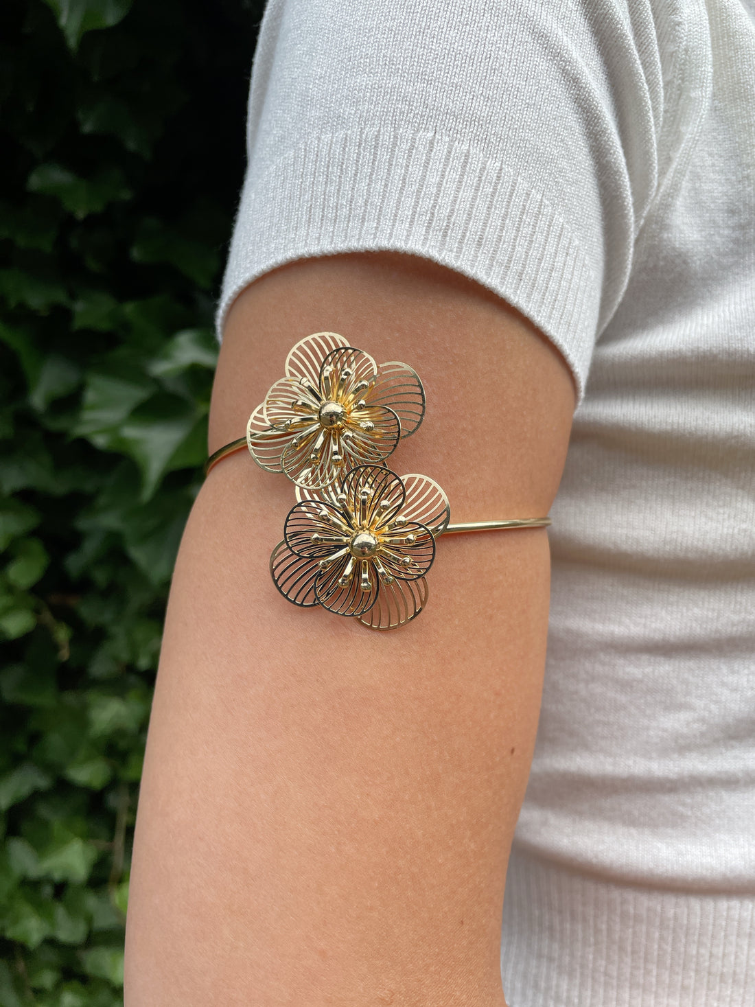 Flora Arm Cuff - Gold