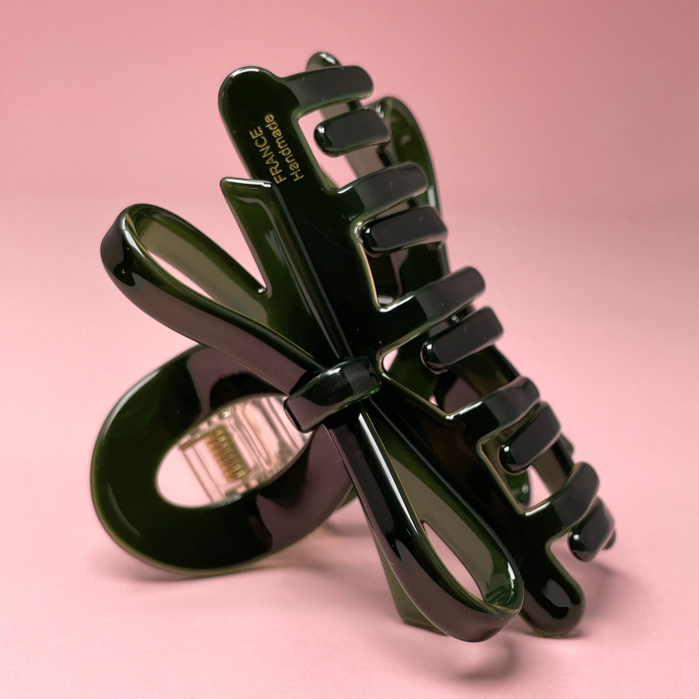 Bow Clip - Emerald Green