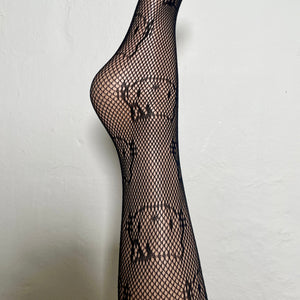 Hello Kitty Fishnet - Black