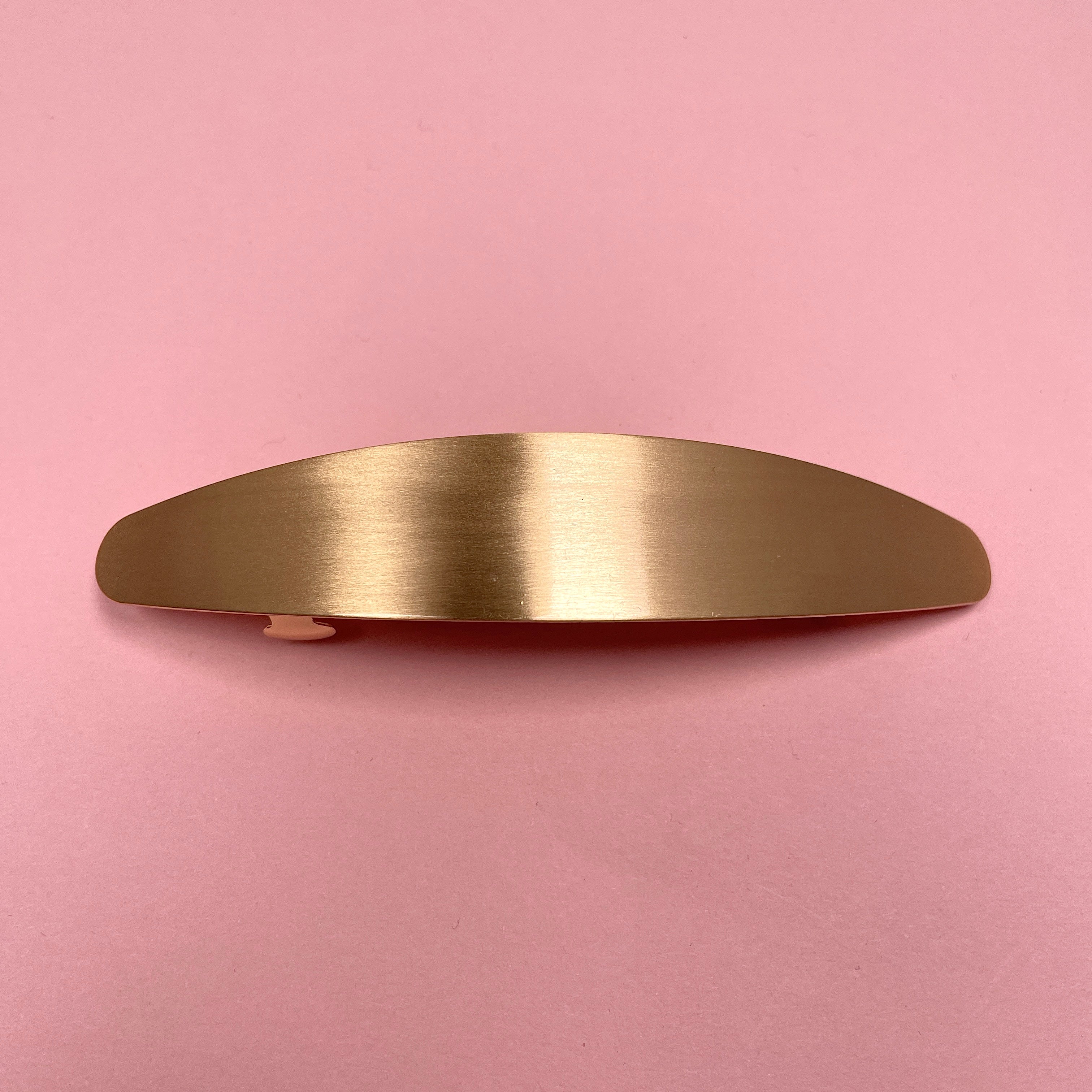 Flat Hair Clip - Gold