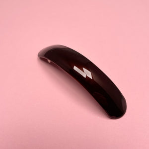 Razor Clam Hair Clip - Chocolate