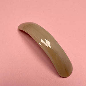 Razor Clam Hair Clip - Sand