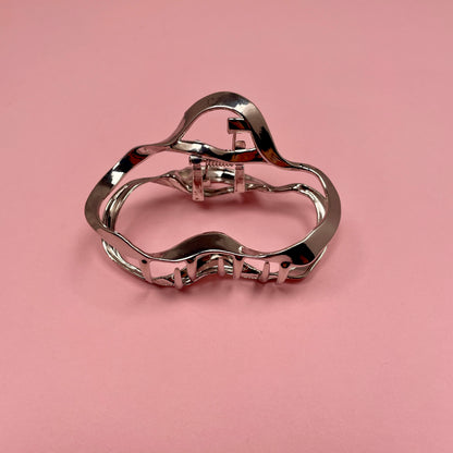 Natural Silver Hairclip