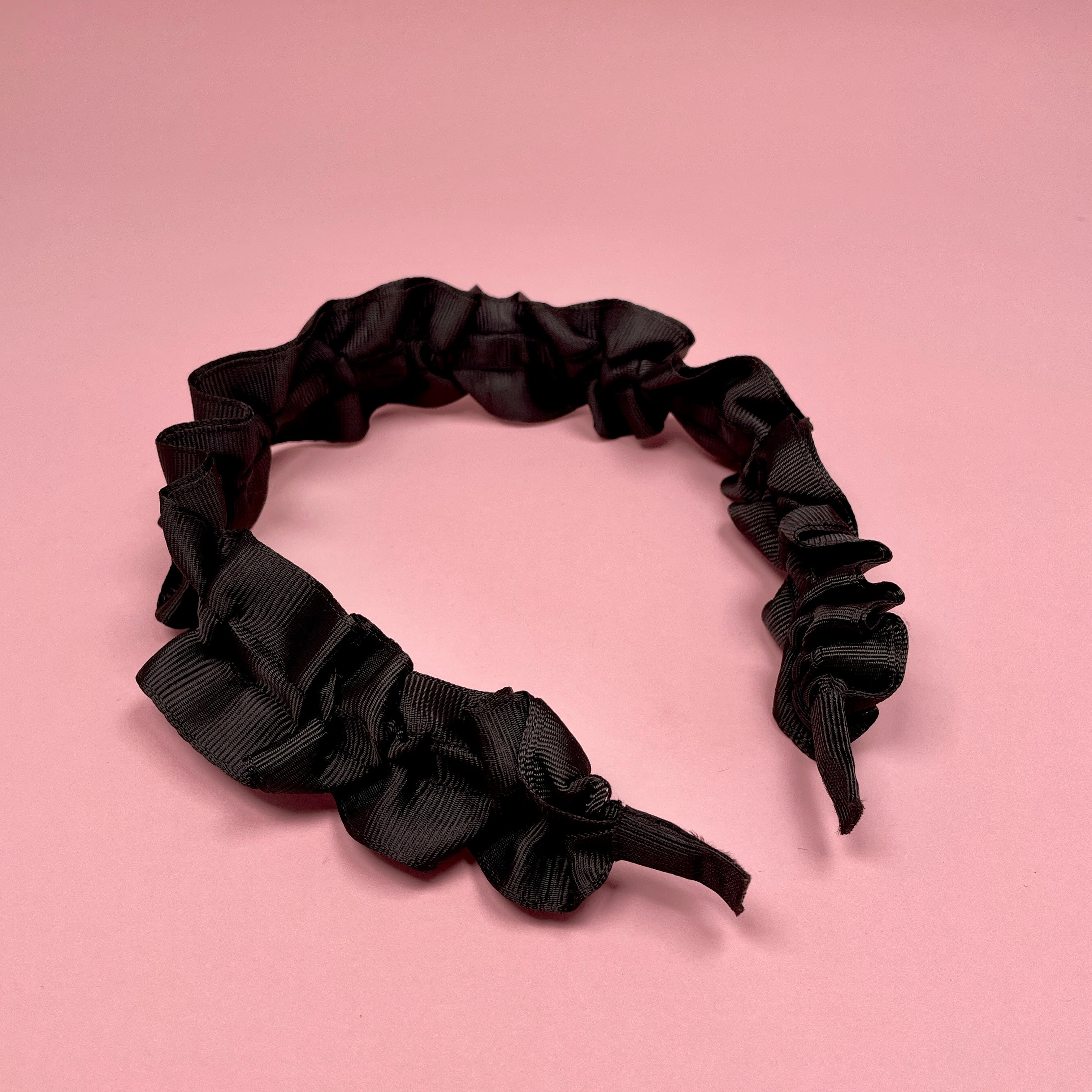 Hårbøjle Ruffle - Black