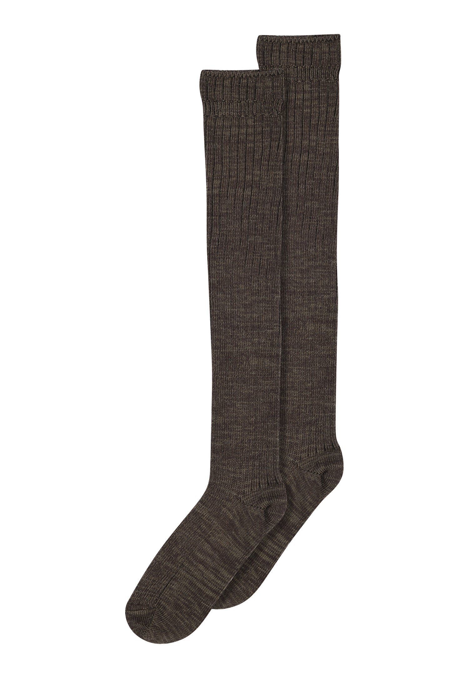 Megan Knee Socks -  Brown Melange