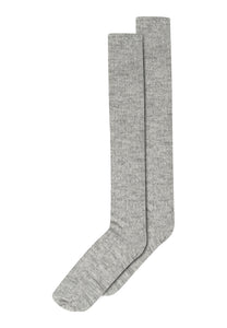 Megan Knee Socks - Grey Melange