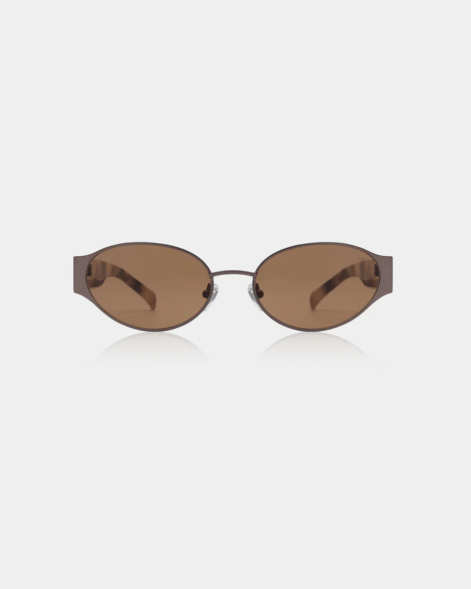 Bella Sunglasses - Matte Brown Cookie Dough