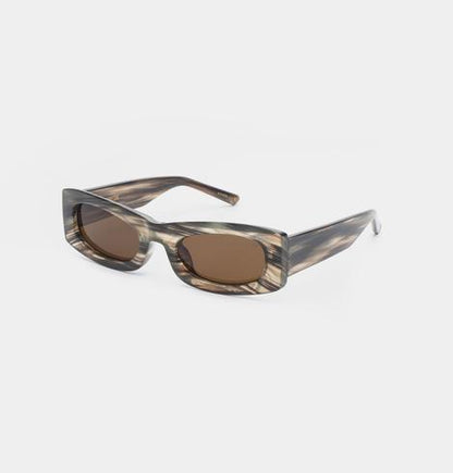 Frida Sunglasses - Striped Horn